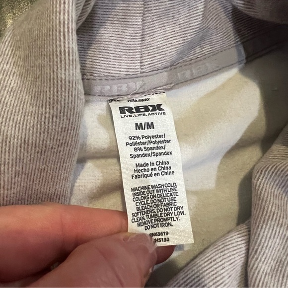 NWOT RBX Mock Neck Sweater and Pant Set in Light Gray Size Medium - Picture 3 of 7